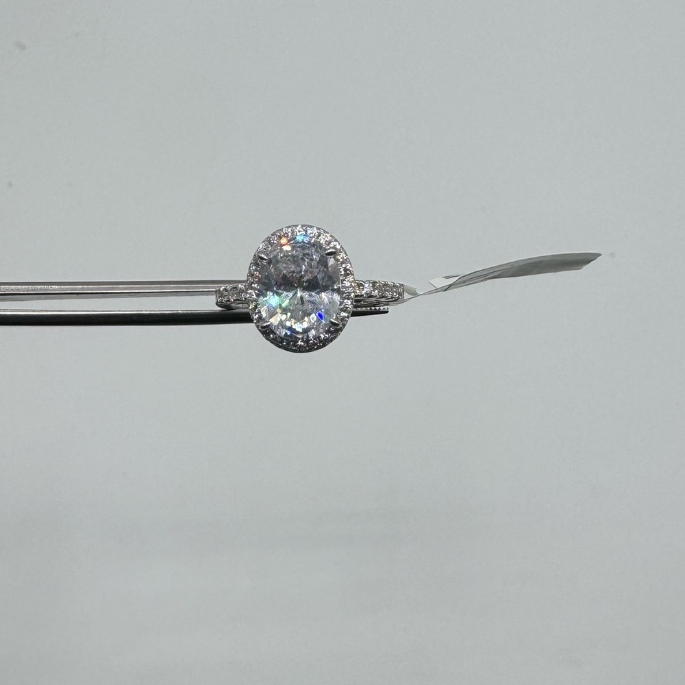 3ct Oval Cut Ring - Picture 7 of 12